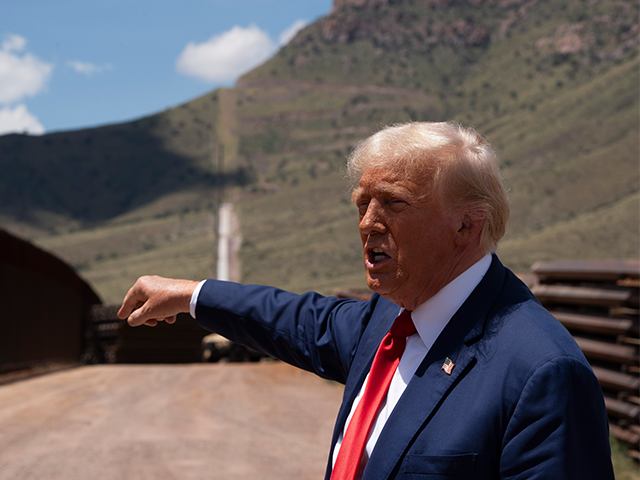 Trump-Mexico-border-getty SIERRA VISTA, ARIZONA - AUGUST 22: U.S. Republican Presidential Candidate and former Presi