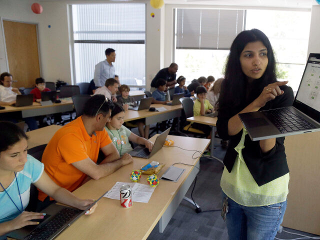 demonstration at Google HQ Product manager Vidya Nagarajan demonstrates the new Chrome notebook during a workshop for