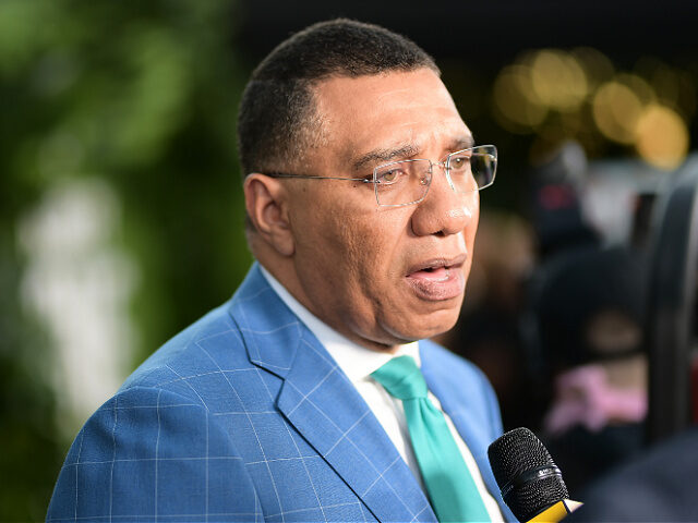 KINGSTON, JAMAICA - JANUARY 23: Prime Minister Andrew Holness attends the Premiere of “B