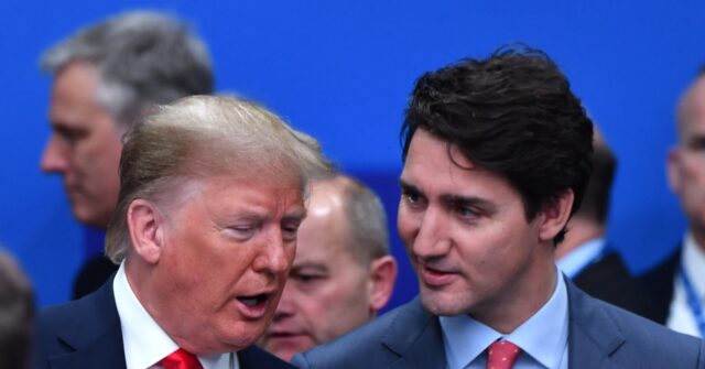 Trump to Speak with Trudeau as U.S.-Canada Tariff War Looms