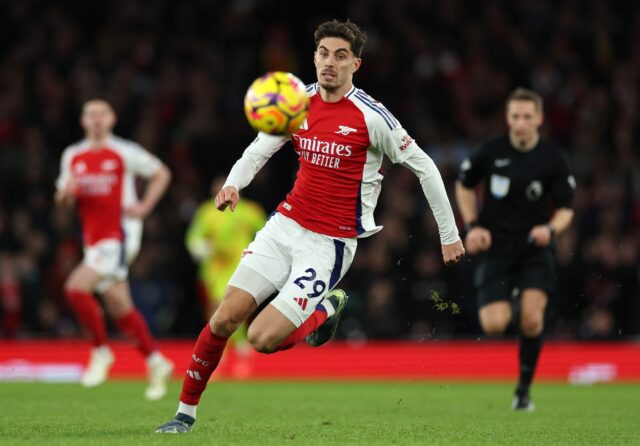 Arsenal forward Kai Havertz is out for the rest of the season