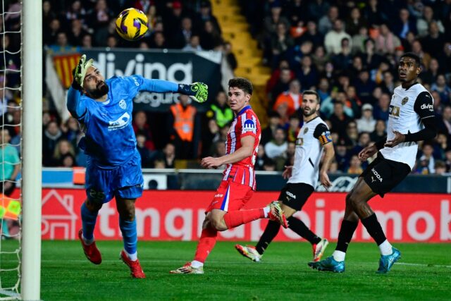 Atletico striker Julian Alvarez netted twice as his side beat Valencia at Mestalla on Satu