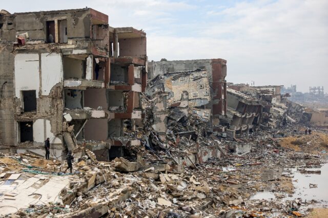 The Gaza Strip requires tens of billions of dollars in recovery and renovation aid after m