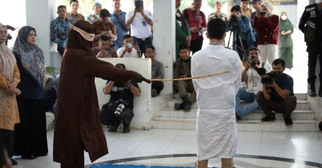 Two Men Publicly Flogged for Gay Sex in Indonesia