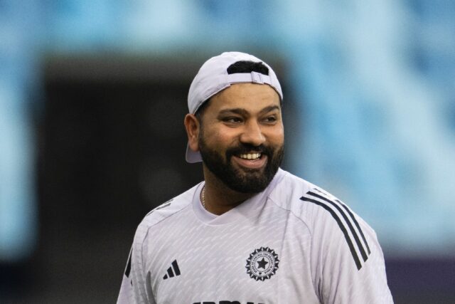 India captain Rohit Sharma all smiles on the eve of their Champions Trophy opener against