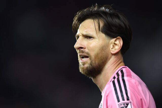 Lionel Messi has been fined by Major League Soccer after a post-match confrontation on Sat