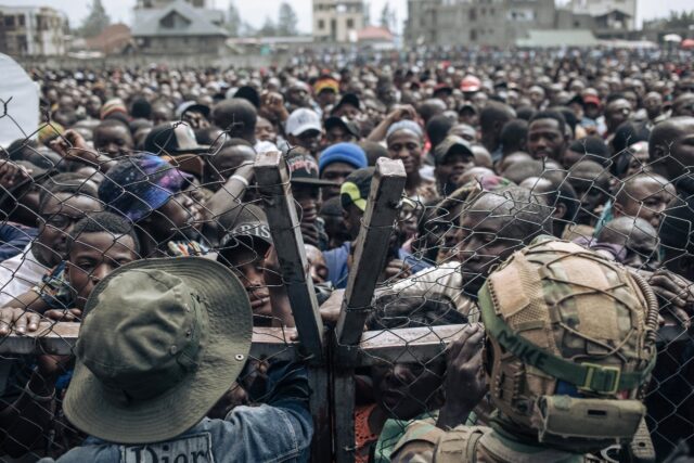 The M23 holds its first public meeting after capturing the eastern city of Goma