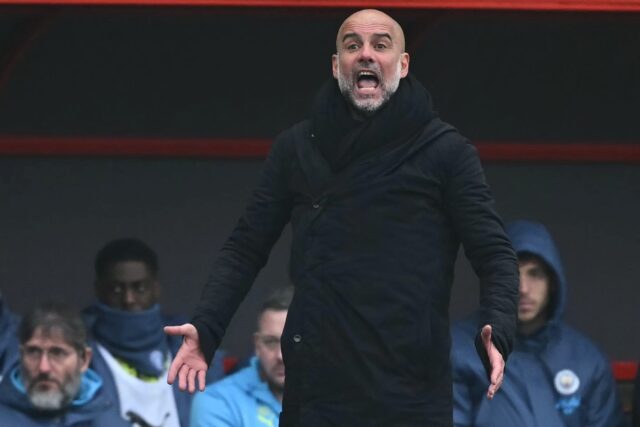 Manchester City manager Pep Guardiola
