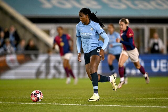 Manchester City striker Khadija Shaw has suffered racist and misogynistic abuse online