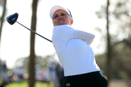 Nanna Koerstz Madsen of Denmark fired a six-under par 65 to share the lead after the first