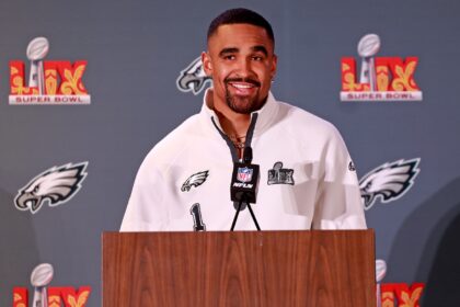 Philadelphia Eagles quarterback Jalen Hurts is determined to take his second chance at a S