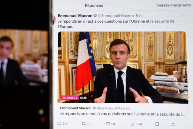 President Emmanuel Macron said France was entering a "new era"