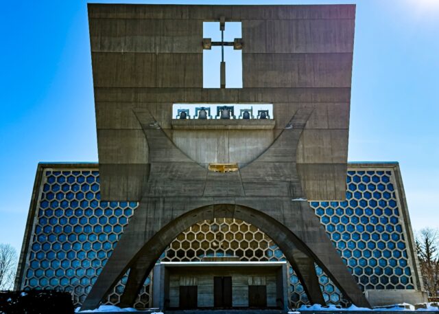 The tale of the Saint John's Abbey Church is as unlikely as the movie plot it inspired, sp