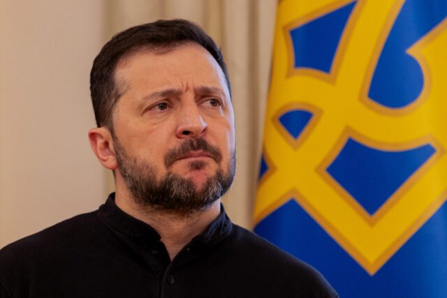 Ukraine's President Volodymyr Zelensky is leading his country as it fights off a Russian i