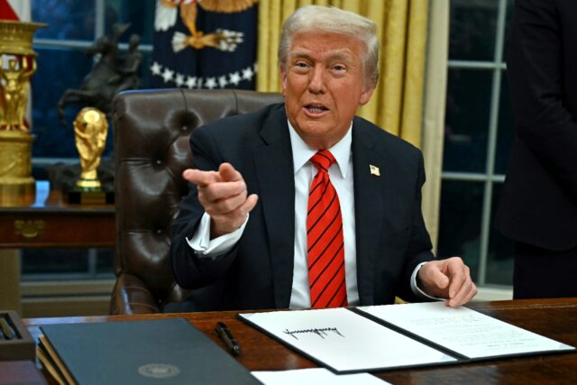 US President Donald Trump has long appeared vexed by paper straws