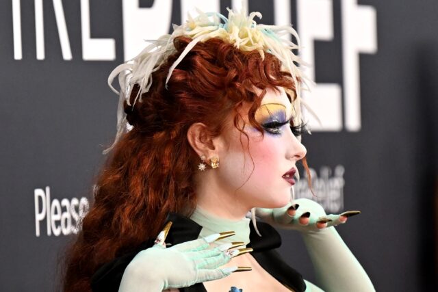 US singer-songwriter Chappell Roan brought high fashion to the Grammys