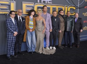 Chris Pratt, Millie Bobby Brown attend 'Electric State' premiere
