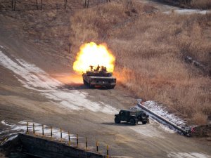 U.S., South Korea hold live-fire drills near tense border with North Korea