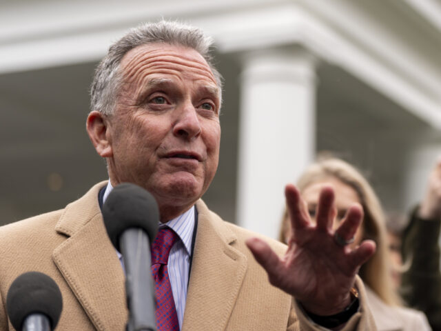 Steve Witkoff, White House special envoy for the Middle East, accompanied by White House p