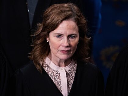 UNITED STATES - MARCH 4: Supreme Court Justice Amy Coney Barrett attends President Donald