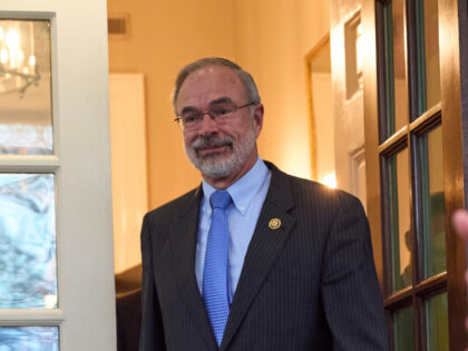 Chairman of the House Freedom Caucus Rep. Andy Harris, R-Md., leaves the White House to sp