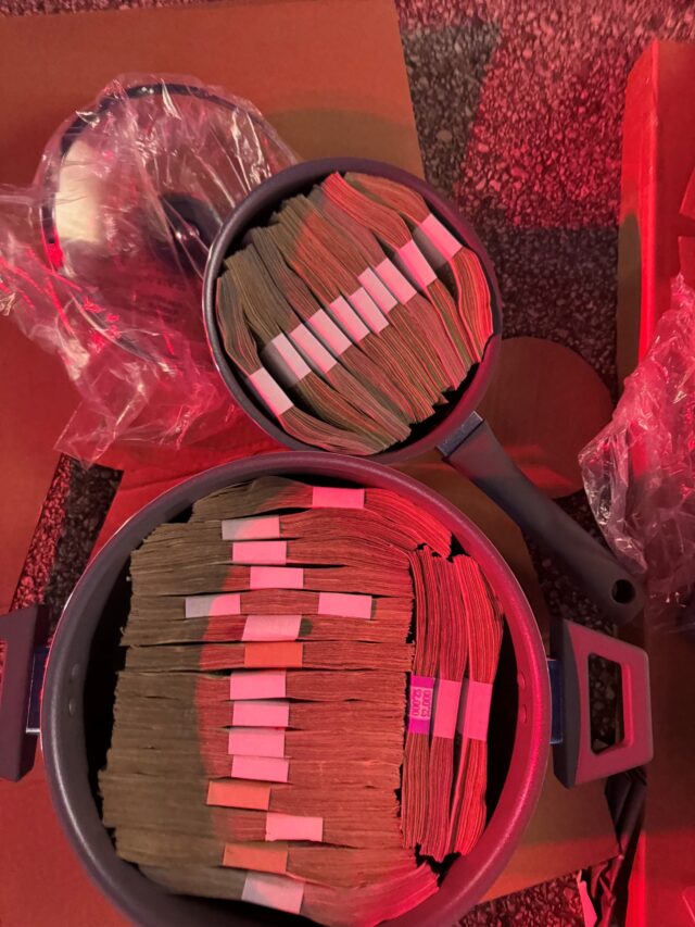 $280,000 in U.S. Currency Seized in Fayette County, Texas. (U.S. Border Patrol & Fayet