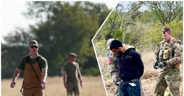 WATCH: 5 Migrant Gotaways Arrested on Texas Ranch 50 Miles from Border