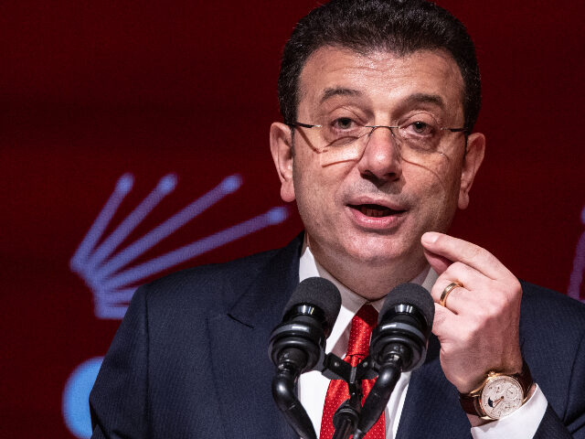 Istanbul Mayor Ekrem Imamoglu, the Republican People's Party's (CHP) presidentia