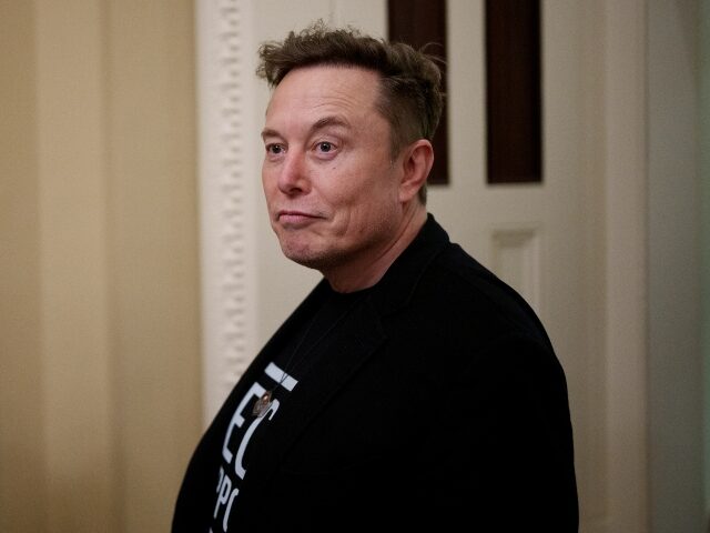 Elon Musk looks troubled