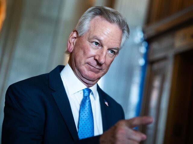 GettyImages-2164043442 UNITED STATES - JULY 31: Sen. Tommy Tuberville, R-Ala., is seen during senate votes in the