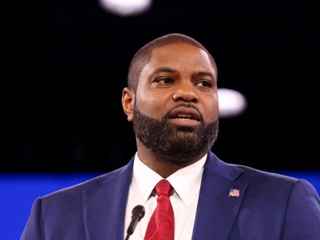 Representative Byron Donalds, a Republican from Florida, during the Conservative Political