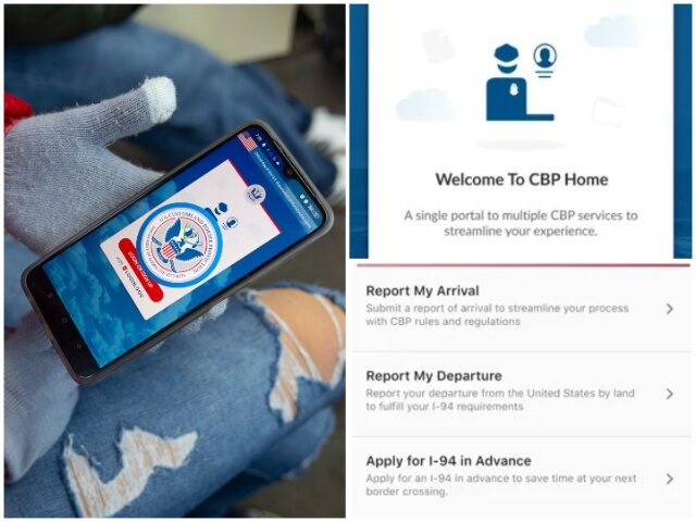 CBP Home App CBP Home App (Getty Images and U.S. Customs and Border Protection)