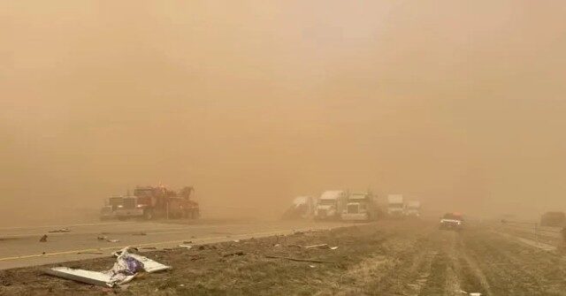 WATCH: Windstorm Wreaks Havoc on Texas Panhandle Interstate