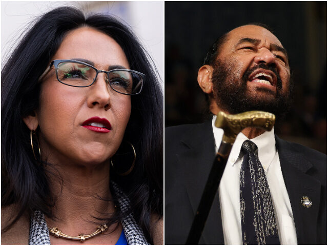 Rep. Lauren Boebert (R-CO) and Rep. Al Green (D-TX)