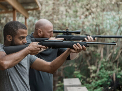 Rifles at the range