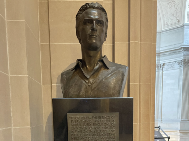 Gavin Newsom bust (San Francisco Arts Commission)