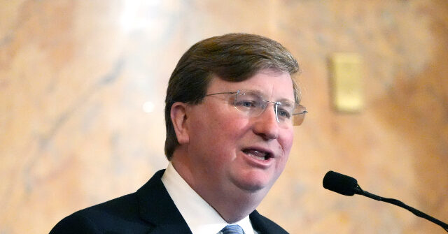 Exclusive -- MS Gov. Tate Reeves: Trump Agenda Bringing Forth 'Rebirth'