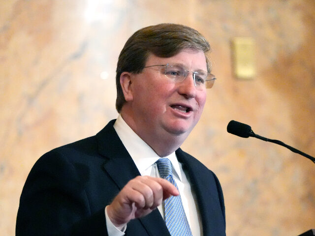 Mississippi Republican Gov. Tate Reeves delivers his State of the State address to the Mis