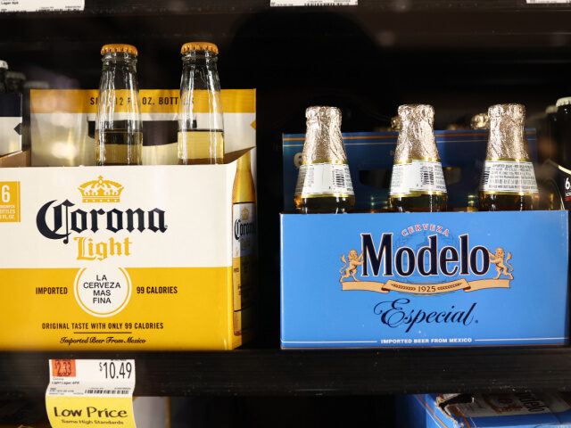 Corona and Modelo beers from Mexico are displayed for sale at a Whole Foods store on Febru
