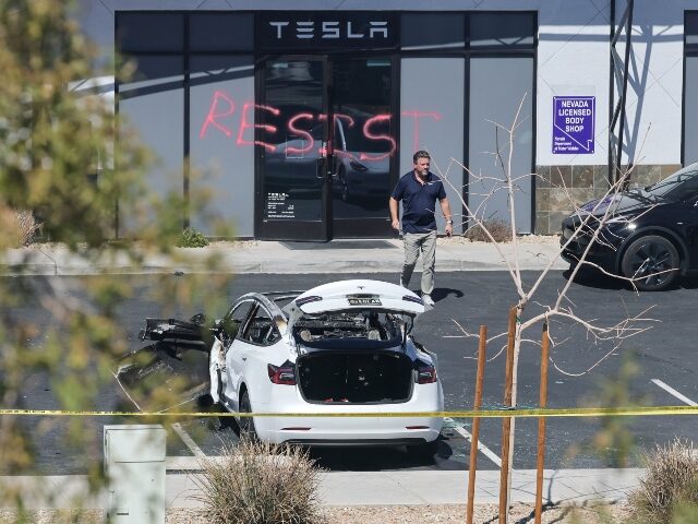 Tesla terrorism in Las Vegas