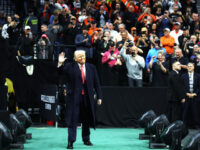 Trump Receives Thunderous Applause as He Arrives at NCAA Wrestling Championship