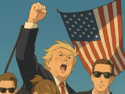 Donald Trump in Studio Ghibli AI picture