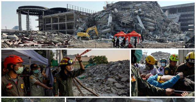 PHOTOS: Violent Earthquakes Rock Thailand and Myanmar, 7.7 Magnitude Quake Collapses High-Rise in Bangkok