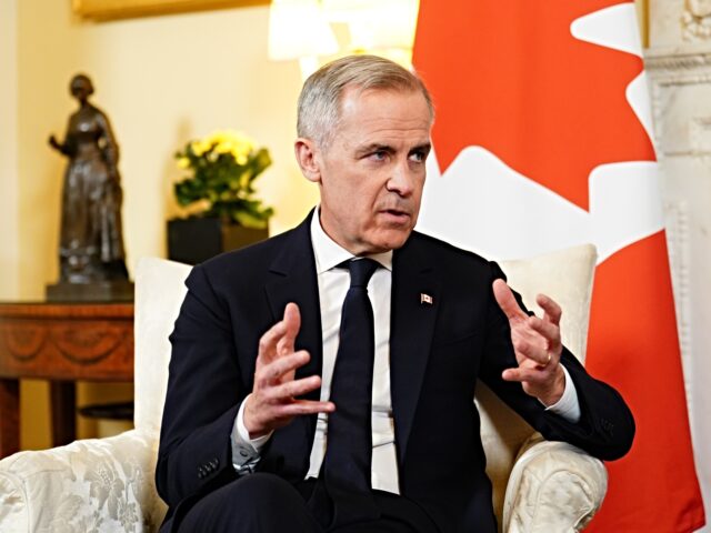 LONDON, ENGLAND - MARCH 17: Prime Minister of Canada, Mark Carney speaks during a bilatera