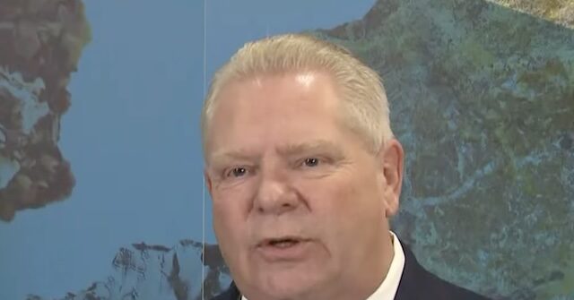 Ontario Premier Ford: Trump Tariffs Making Stock Market Go Down Faster Than U.S. Bobsled Team