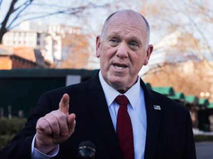 White House border czar Tom Homan speaks to reporters at the White House, Tuesday, March 4