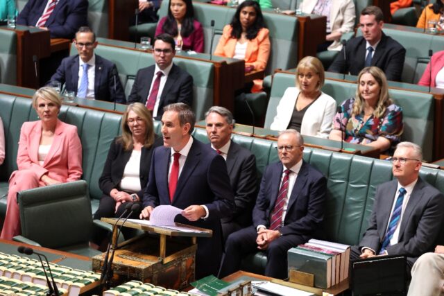 Australian Treasurer Jim Chalmers unveiled surprise tax cuts in a pre-election budget to c