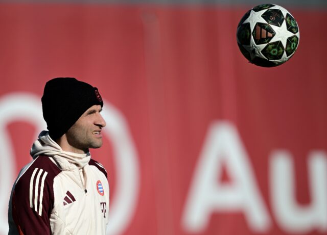 Bayern Munich forward Thomas Mueller has his sights set on beating Bayer Leverkusen in the