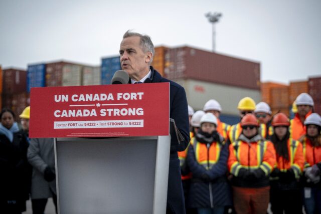 Canadian Prime Minister and Liberal leader Mark Carney has taken a strong lead in polls he