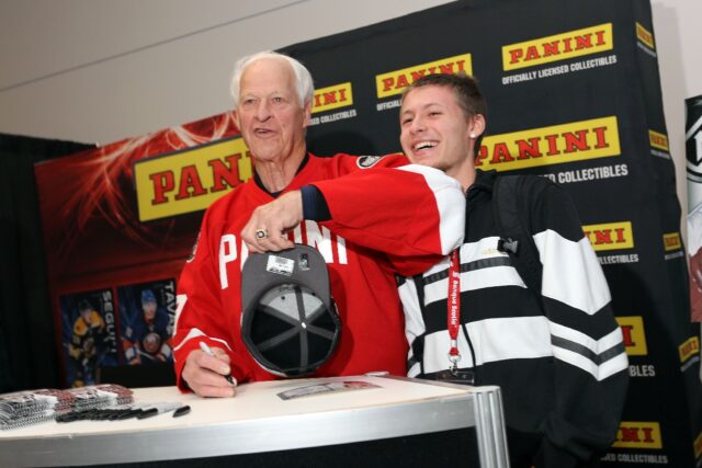 Gordie Howe's 'elbows up' tactics are one way that Canadians are getting in the spirit to